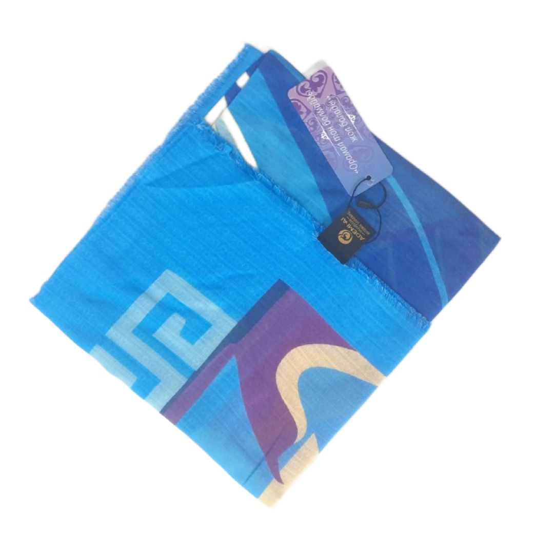 Платок Адеми Ай "Камшат", 100 % хлопок / Государственные символы