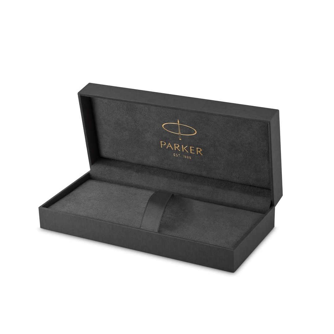 Ручка шариковая Parker "Sonnet Matte Black GT", 1 мм, черная / Ручки премиум-класса №4