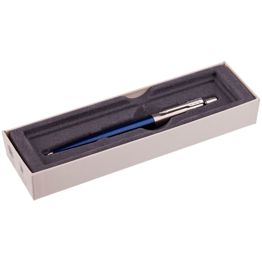 Ручка шариковая Parker "Jotter Royal Blue CT", 1 мм, синяя / Подарочные ручки №3