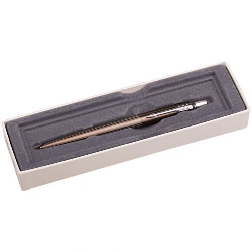 Ручка шариковая Parker "Jotter Premium Carlisle Brown Pinstripe CT", 1 мм, синяя / Подарочные ручки №4