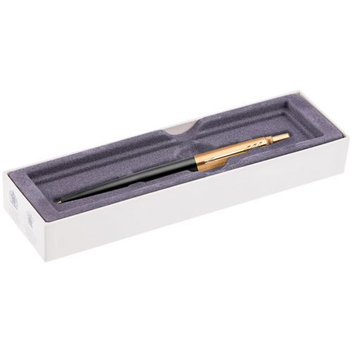 Ручка шариковая Parker "Jotter Premium Bond Street Black GT", 1 мм, синяя / Подарочные ручки №2
