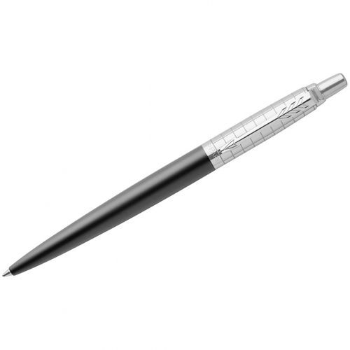 Ручка шариковая Parker "Jotter Premium Bond Street Black Grid CT", 1 мм, синяя / Подарочные ручки