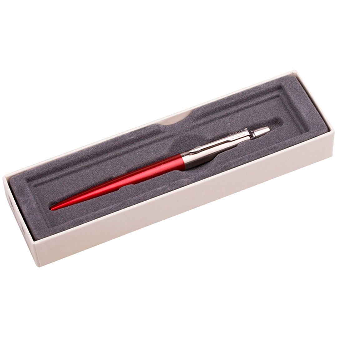 Ручка шариковая Parker "Jotter Kensington Red CT", 1 мм, синяя / Подарочные ручки №3