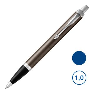Шарлы қалам Parker "IM Dark Expresso CT", 1 мм, көк сиялы / Сыйлыққа берілетін қаламдар