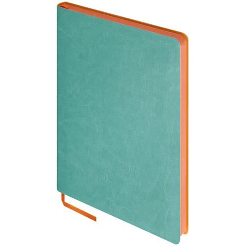 Записная книжка Nebraska soft "ЛАЙТ", А5, 120 листов, бирюзовый, в клетку