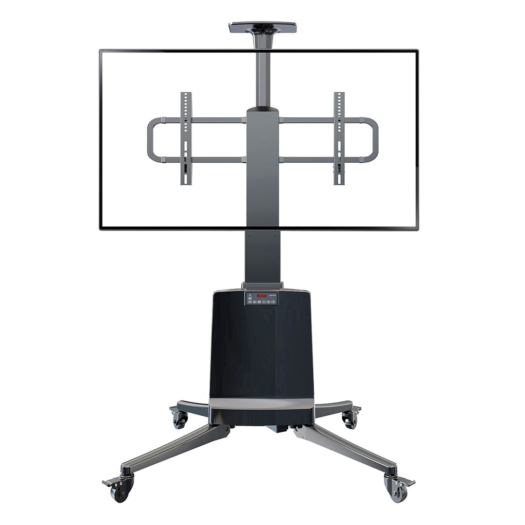 Моторизированная стойка для телевизора North Bayou TW85, 55"-85", 2,3 м, черный / Кронштейны oe.kz Моторизированная стойка для телевизора North Bayou TW85, 55"-85", 2,3 м, черный / Кронштейны