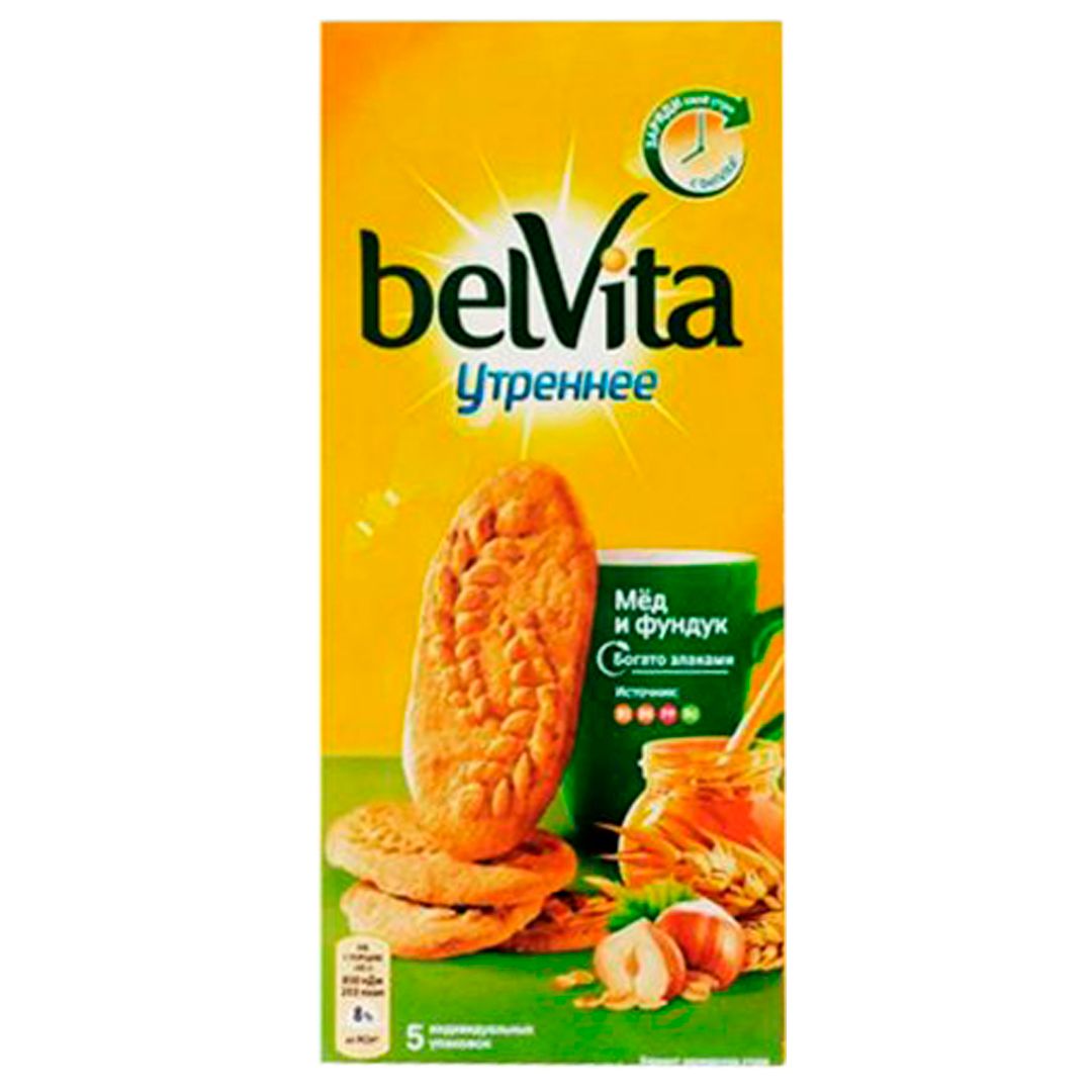 Печенье BelVita "С фундуком и медом", 225 гр