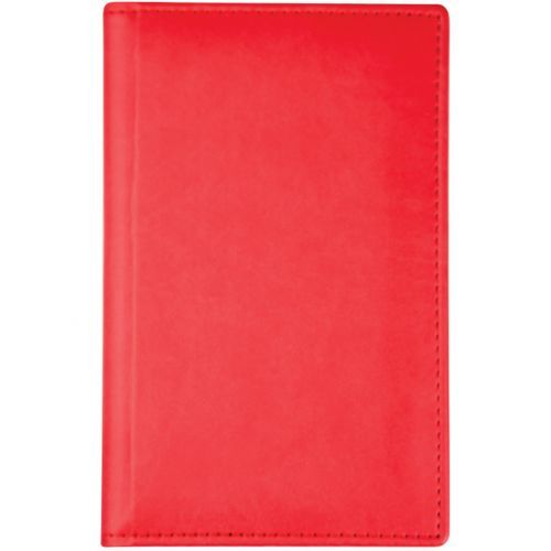 Визитница 3-х рядная OfficeSpace "Winner" на 72 визиток, 125*201 мм, кожзам, красная / Визитницы настольные