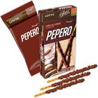 Pepero Peanut  "Хрустящая соломка в молочном шоколаде с крошками ", 36 гр