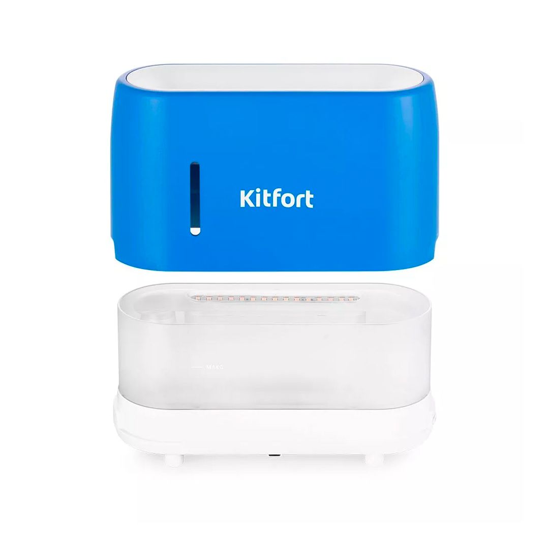 Увлажнитель-ароматизатор воздуха Kitfort KT-2887-3, 0,24 л, синий/белый / Очистители и увлажнители воздуха №2 oe.kz Увлажнитель-ароматизатор воздуха Kitfort KT-2887-3, 0,24 л, синий/белый / Очистители и увлажнители воздуха №2
