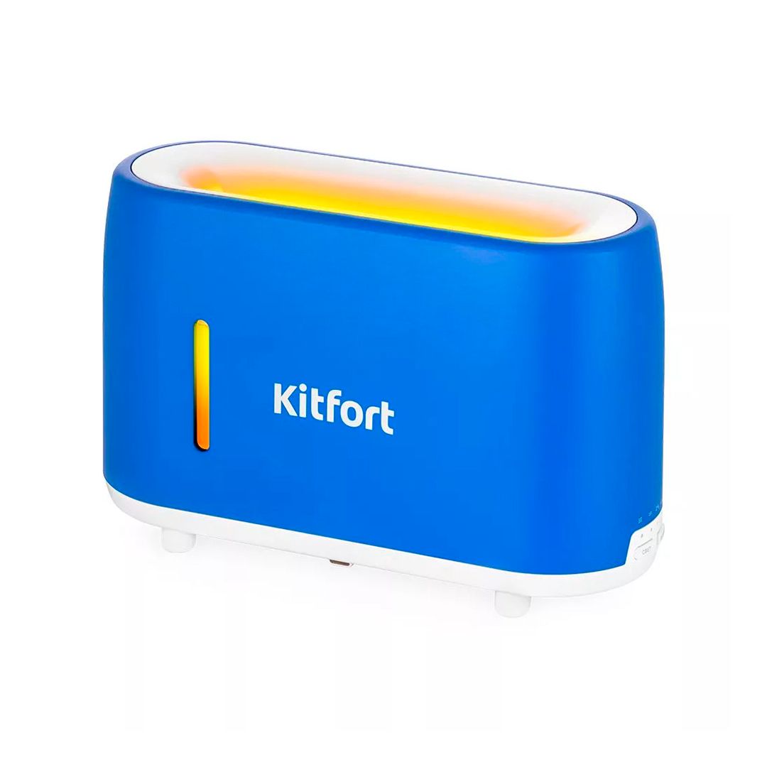 Увлажнитель-ароматизатор воздуха Kitfort KT-2887-3, 0,24 л, синий/белый / Очистители и увлажнители воздуха oe.kz Увлажнитель-ароматизатор воздуха Kitfort KT-2887-3, 0,24 л, синий/белый / Очистители и увлажнители воздуха
