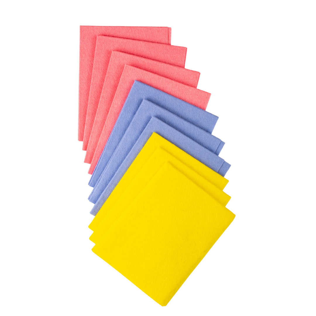 Салфетки вискозные Paclan "Soft.Universal", размер 30*40 см, в комплекте 10 шт., ассорти / Салфетки хозяйственные №2