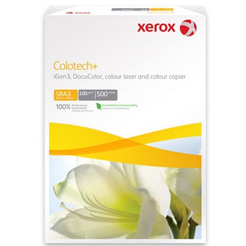 Бумага Xerox Colotech+, SRA3, 100 гр/м2, 500 листов в пачке / Бумага офисная премиум класса