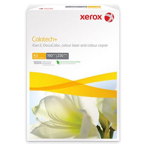 Бумага Xerox Colotech+, A3, 160 гр/м2, 250 листов в пачке / Бумага офисная премиум класса