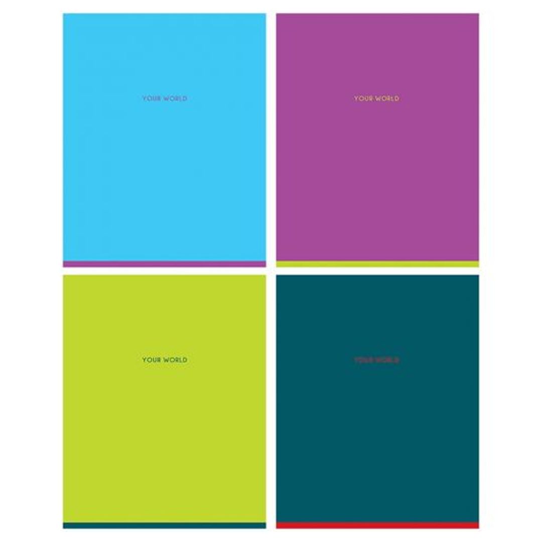 Тетрадь Greenwich Line "One color" А5, 48 листов, в клетку, на скрепке / Тетради