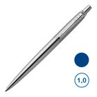 Ручка шариковая Parker "Jotter Stainless Steel СT", 1 мм, синяя