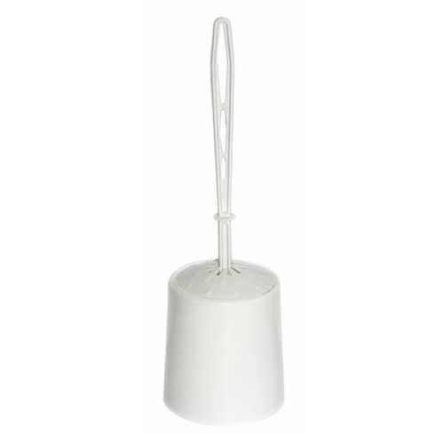 Ершик для туалета Violet WC, пластик, 12*39 см, белый