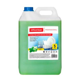 Ыдыс жууға арналған сұйықтық OfficeClean "Professional. Алоэ және жасыл шай", 5000 мл / Ыдыс жууға арналған құралдар oe.kz Ыдыс жууға арналған сұйықтық OfficeClean "Professional. Алоэ және жасыл шай", 5000 мл / Ыдыс жууға арналған құралдар