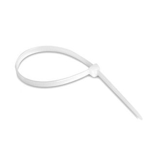 Хомут нейлоновый Deluxe СП 2,5*100 мм (Б), белый, 100 шт в упаковке / Шпагаты oe.kz Хомут нейлоновый Deluxe СП 2,5*100 мм (Б), белый, 100 шт в упаковке / Шпагаты