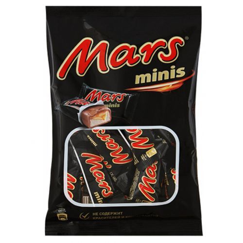 Шоколад батончиктері Mars minis, 182 гр