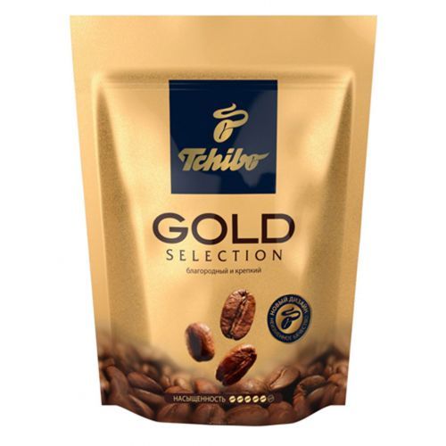 Кофе растворимый Tchibo "Gold Selection", 150 гр, вакуумная упаковка / Кофе растворимый