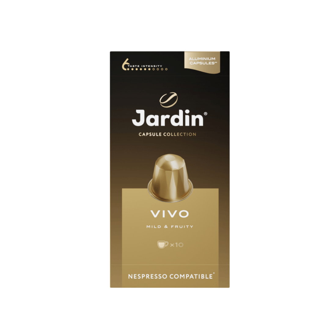 Кофе в капсулах Jardin "Vivo", для кофемашин Nespresso, 10 капсул / Кофе и чай в капсулах