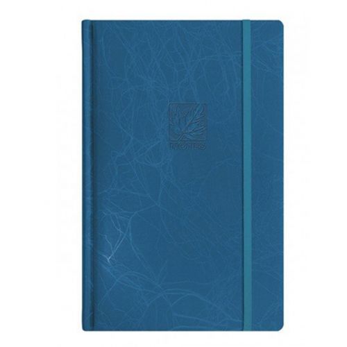 Записная книжка Scribble, А5, 96 л, на резинке, в линейку, синяя