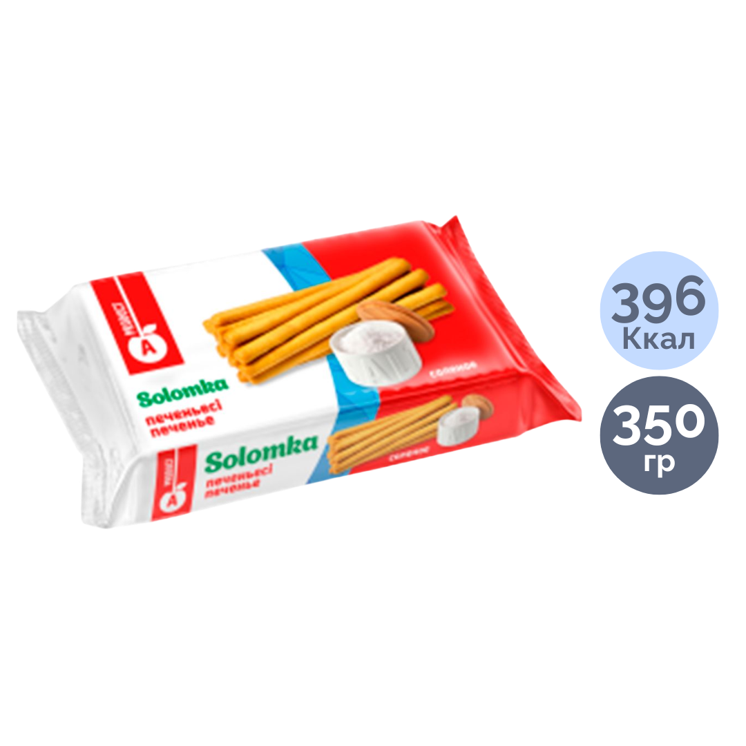 Печенье A-Product "Solomka", солёная, 350 гр / Печенье, вафли, крекеры