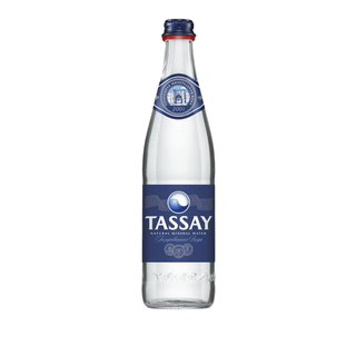 "Tassay" газдалған ауыз суы, 0,5 л, шыны бөтелке / Ауыз су
