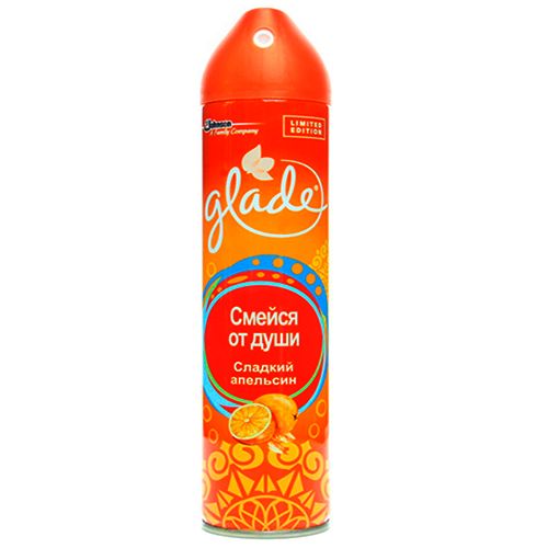 Освежитель воздуха Glade "Сладкий апельсин", 300 мл / Освежители воздуха
