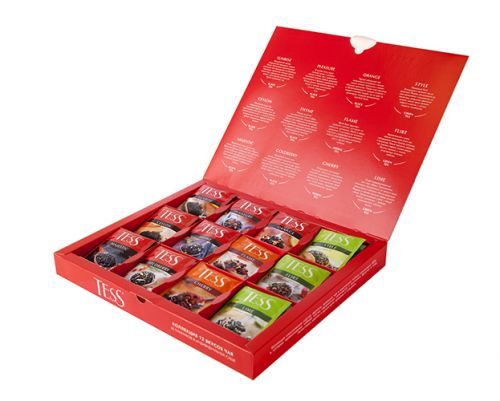 Подарочный набор чая Tess "Perfect Tea Composition", 60 пакетиков, ассорти / Чай пакетированный №3