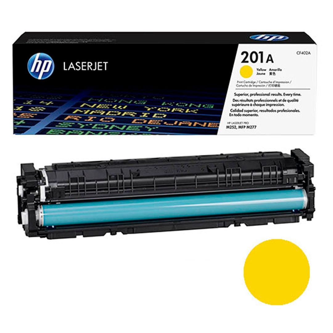 Картридж оригинальный HP CF402A (201A) для Color LJ Pro M252/M277, желтый / Картриджи  цветные