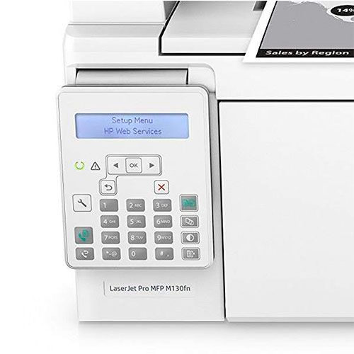 МФУ лазерное HP LaserJet Pro M130fn (принтер, сканер, копирование, факс), А4, 22 стр/мин, USB 2.0 / Лазерные монохромные №5