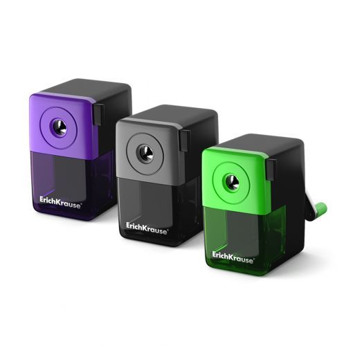 Точилка Erich Krause механическая, с одним отверствием, ассорти, цена за штуку / Точилки oe.kz Точилка Erich Krause механическая, с одним отверствием, ассорти, цена за штуку / Точилки