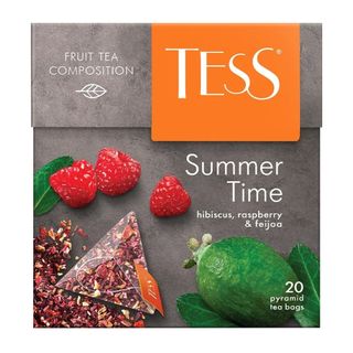 Чай Tess Summer Time, травяной, 20 пирамидок / Чай пакетированный
