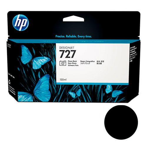 Картридж оригинальный HP 727 для DesignJet  T920/930/1500/1530/2500/2530, 130 мл, черный / null