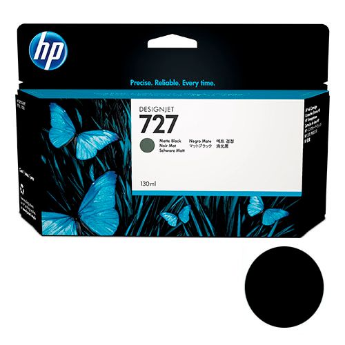 Картридж оригинальный HP 727 для DesignJet  T920/930/1500/1530/2500/2530, 130 мл, матовый черный / null