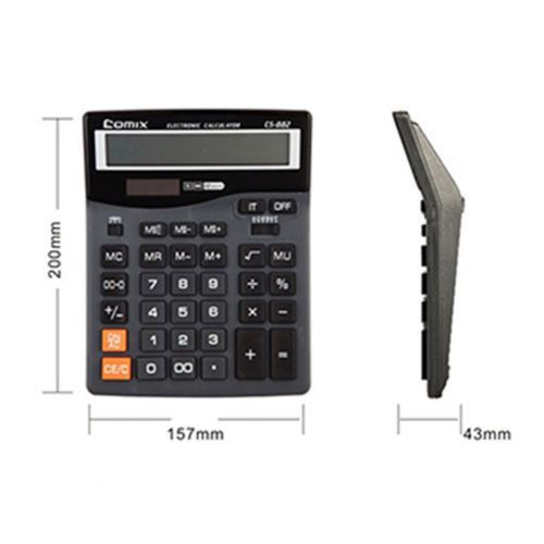 Калькулятор настольный Comix CS-882, 12 разрядов, бухгалтерский, 200*157*43 мм / Калькуляторы настольные №2