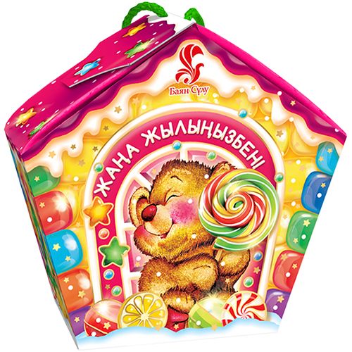 Новогодний подарок "Мишка-сладкоежка", 500 гр