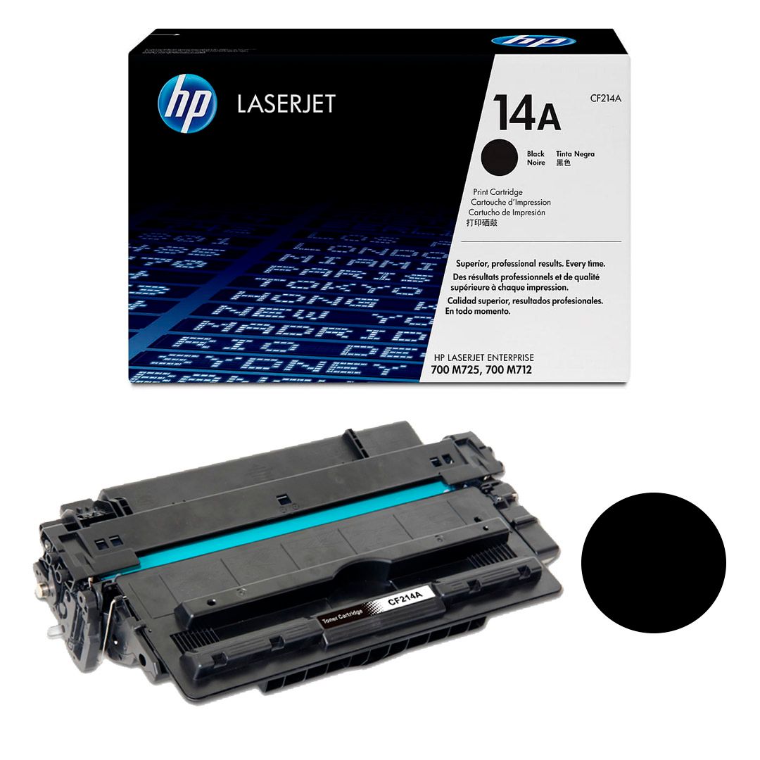 HP CF214A түпнұсқалық картриджі LJ M712/725 үшін, қара / null