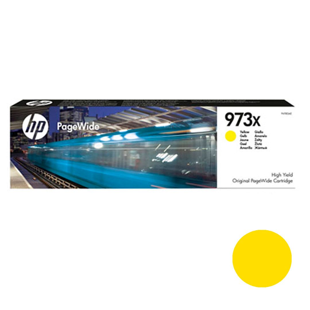 Картридж оригинальный HP 973X (F6T83AE) для PageWide Pro 477/452, желтый / null