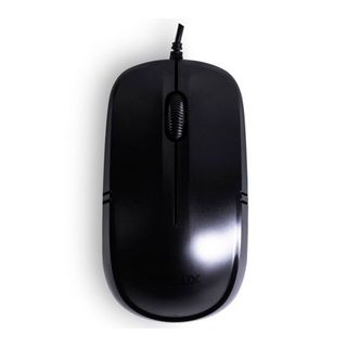Оптикалық сымды тінтуір Delux DLM-136OUB, 3 батырма, 1000 dpi, USB, қара / Сымды тінтуірлер