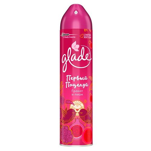 Освежитель воздуха Glade "Гранат и пион", 300 мл / Освежители воздуха oe.kz Освежитель воздуха Glade "Гранат и пион", 300 мл / Освежители воздуха