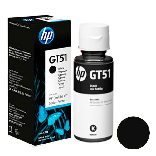 Чернила HP GT51 для HP DeskJet GT5810/5820, M0H57AE, черные, 70 мл / Чернила