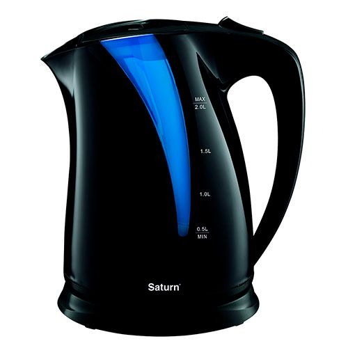 Электрический чайник Saturn ST-EK8417, 2 л, черный / Чайники oe.kz Электрический чайник Saturn ST-EK8417, 2 л, черный / Чайники