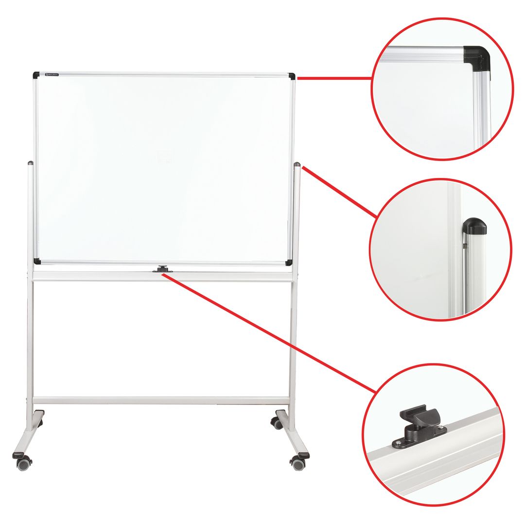 Доска магнитно-маркерная Brauberg "Premium", размер 90*120 см, передвижная / Магнитно-маркерные доски №5