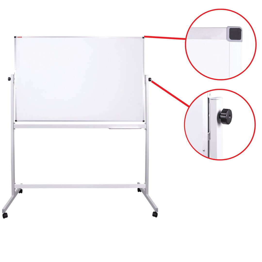 Доска магнитно-маркерная Brauberg, размер 100*150 см, передвижная, с полочкой для аксессуаров / Магнитно-маркерные доски №3