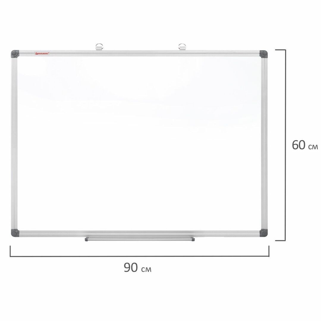 Доска магнитно-маркерная Brauberg "Extra", размер 60*90 см, с полочкой для аксессуаров / Магнитно-маркерные доски №2 oe.kz Доска магнитно-маркерная Brauberg "Extra", размер 60*90 см, с полочкой для аксессуаров / Магнитно-маркерные доски №2