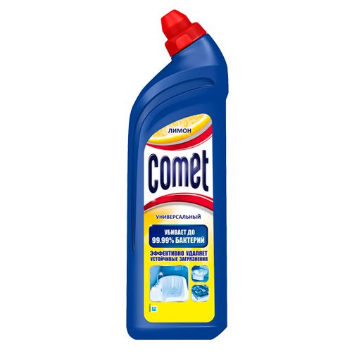 Гель чистящий универсальный Comet "Лимон", 1000 мл / Универсальные чистящие средства