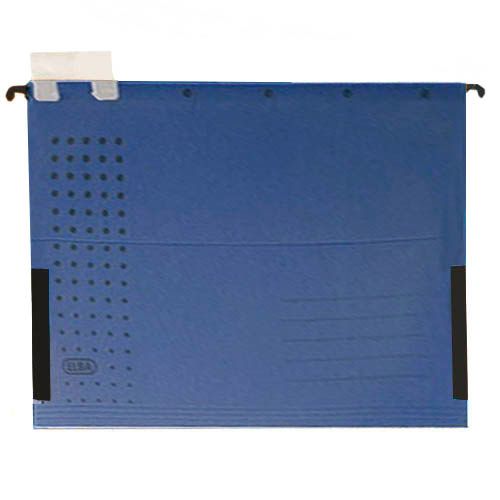 Папка подвесная Hamelin, А4 формат, темно-синяя, без скоросшивателя, с боковым ограничителем / Папки подвесные